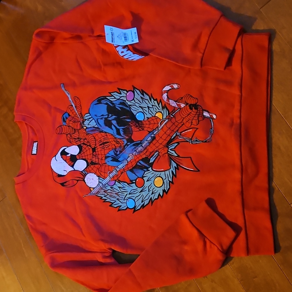 NWT Marvel Holiday Sweatshirt